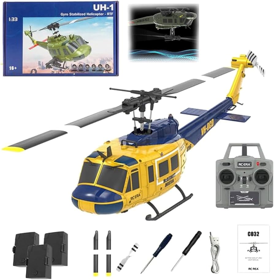 【RC ERA】ラジコンヘリコプター　C032 UH-1 Huey　1／48 RC ERA C032 UH-1 Huey 6CH RCヘリコプター（スマート制御）
